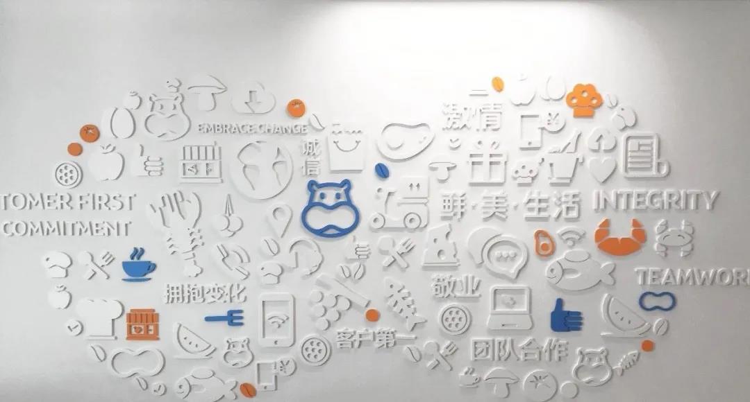 價值觀組合起來的標(biāo)語文化墻3