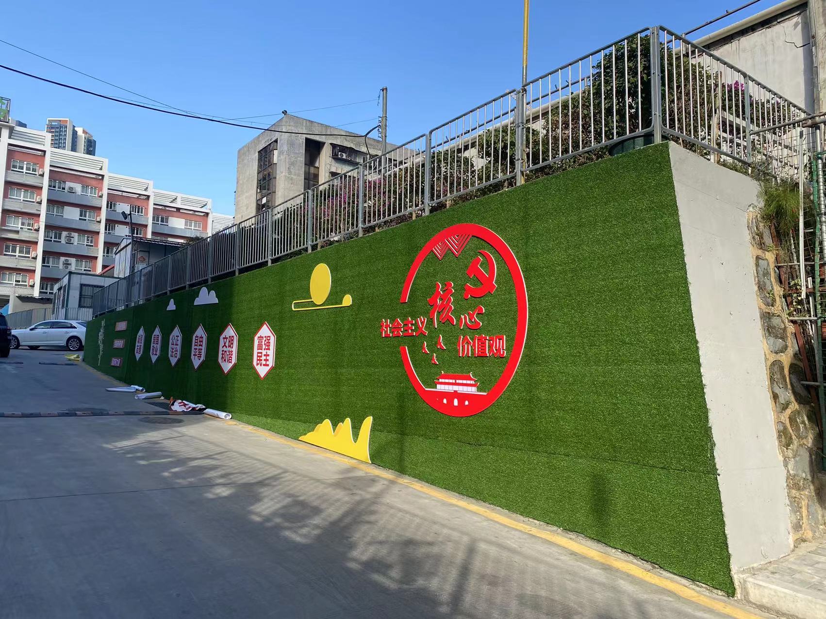 深圳利鑫廣告平板UV打印--亞克力 牌雪弗板KT板 黨建文化 企業(yè)展廳制作 PVC宣傳展板 采風(fēng)墻