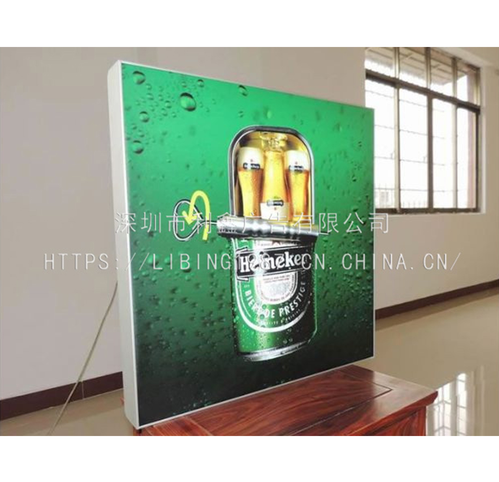 深圳雙面布--展會立式雙面卡布燈箱 室內(nèi)廣告櫥窗雙面燈箱 uv軟膜拉布燈箱